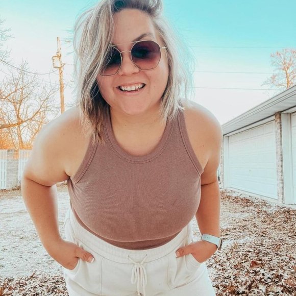 A New Day Small Purple Tank Top High Neck Knit NWT - Picture 10 of 10